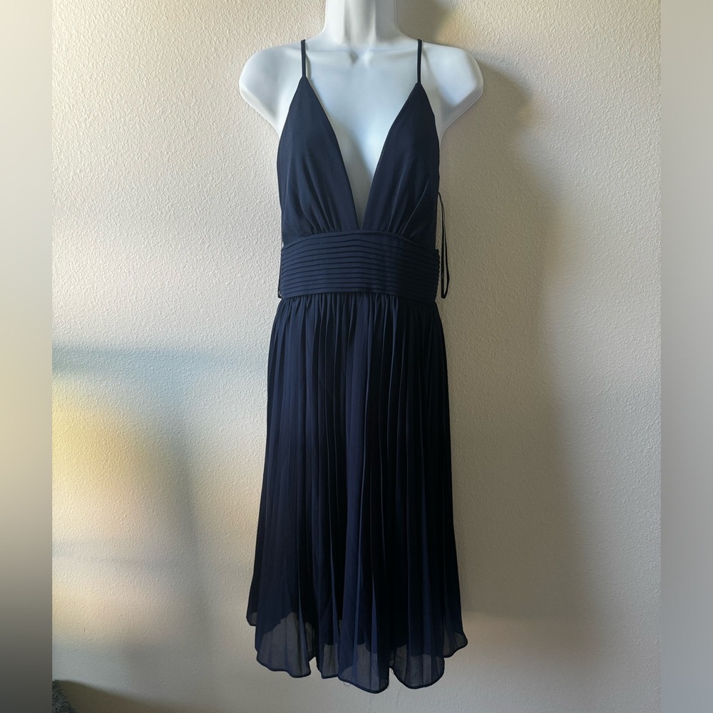 Lulus Midi Deep V Dress